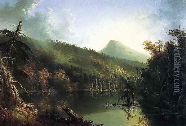 South Lake Oil Painting - Jacob Caleb Ward