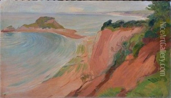 Bord De Mer, Tunisie (?) Oil Painting - Victor Emile Prouve