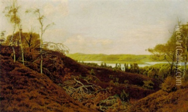 Jysk Landskab Oil Painting - Thorvald Simeon Niss