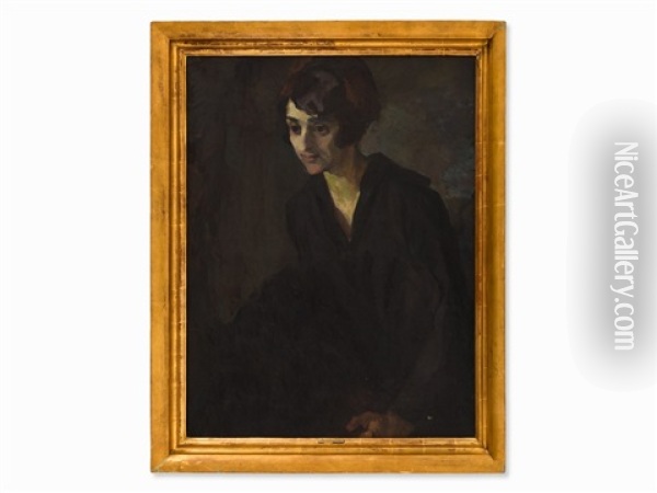 Portrait Oil Painting - Ottilie W. Roederstein