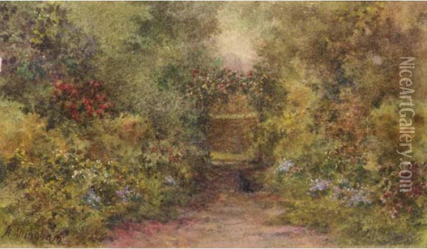 The Rose Arch Oil Painting - Helen Mary Elizabeth Allingham