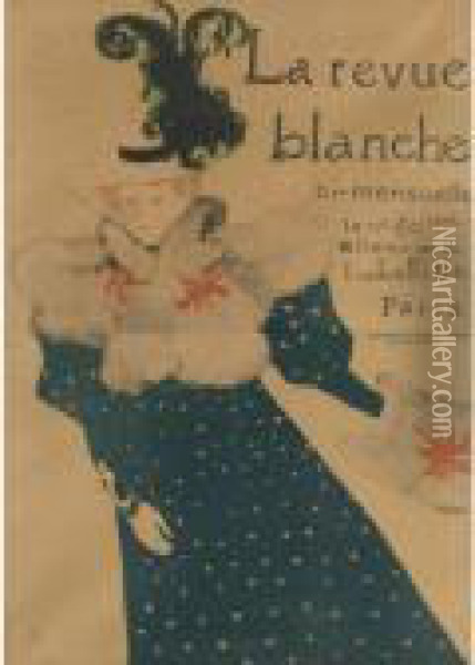 Revue Blanche Oil Painting - Henri De Toulouse-Lautrec