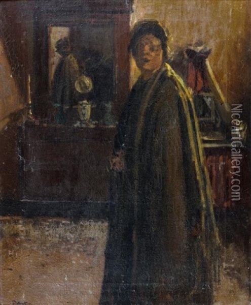 Femme Dans Un Interieur Oil Painting - Walter Sickert