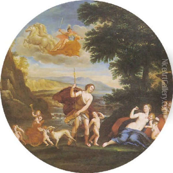 Scena Mitologica Oil Painting - Francesco Albani