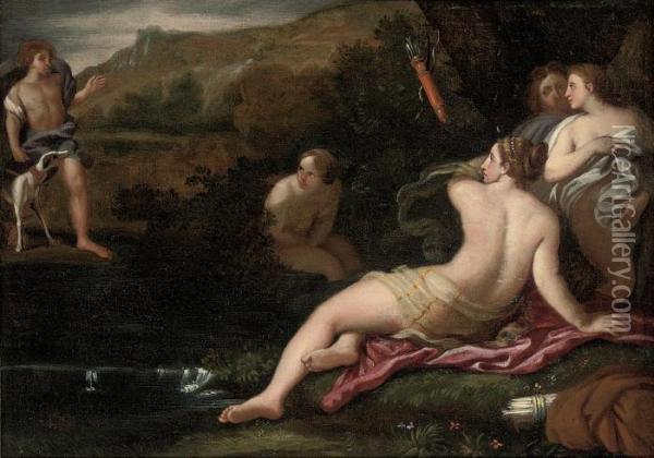 Diana And Actaeon Oil Painting - Carlo Maratta or Maratti