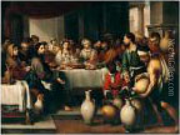 The Marriage Feast At Cana Oil Painting - Bartolome Esteban Murillo