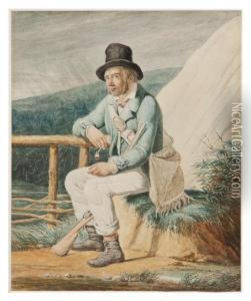 The Country Hunter Oil Painting - William Joseph Shayer