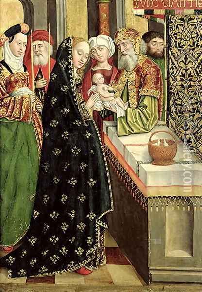 The Presentation in the Temple, from the Dome Altar, 1499 Oil Painting - Absolon Stumme