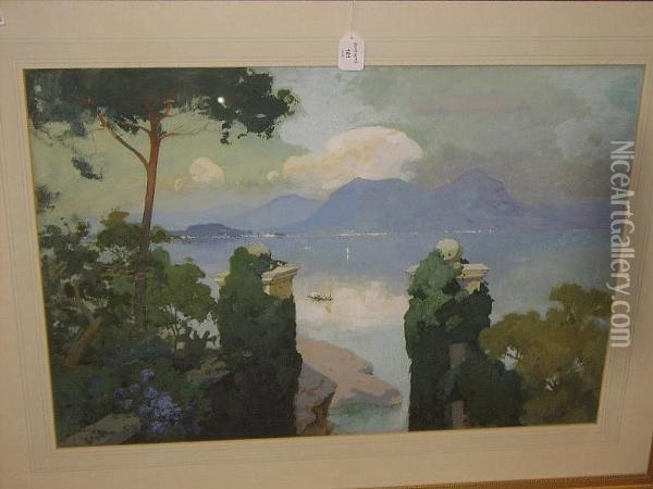 Isola Madre, Lago Maggiore, Italy Oil Painting - Graham Petrie