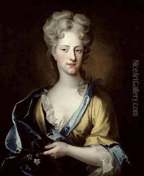 Portrait of Abigail Hill 1734 Lady Masham Oil Painting - Sir Godfrey Kneller