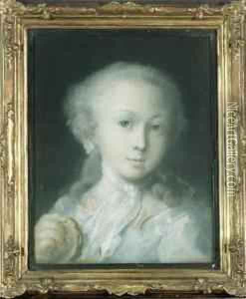 Portrait Of A Child Oil Painting - Rosalba Carriera