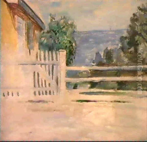 House At Aasgaardsstrand Oil Painting - Edvard Munch
