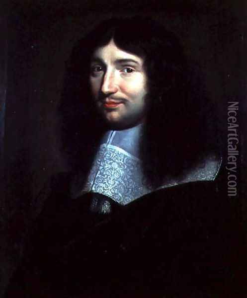 Portrait of a Man, Presumed to be Jean Baptiste Colbert (1619-1683) Oil Painting - Anonymous Artist