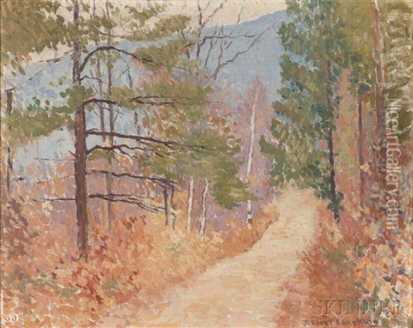 Mountain Road Oil Painting - Joseph Eliot Enneking