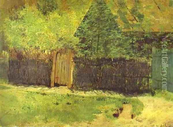 The First Green May Study 1883 Oil Painting - Isaak Ilyich Levitan