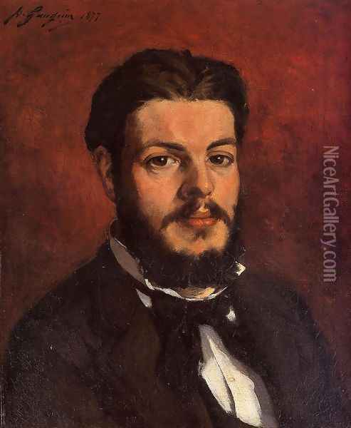 Portrait Of Claude Antoine Charles Favre Oil Painting - Paul Gauguin