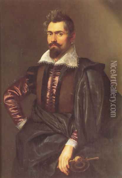 Portrait Of Gaspard Schoppins Oil Painting - Peter Paul Rubens