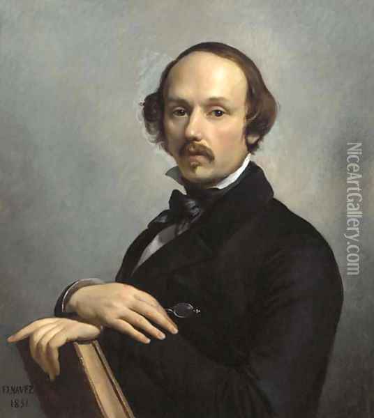 Portrait of Alexandre Henne Oil Painting - Francois-Joseph Navez