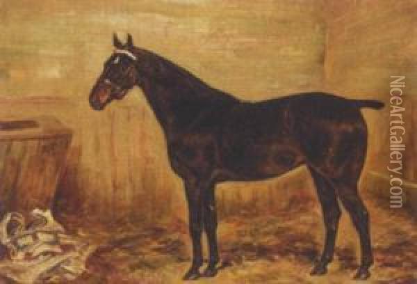 Olive (#) Dolly Oil Painting - W. Wasdell Trickett