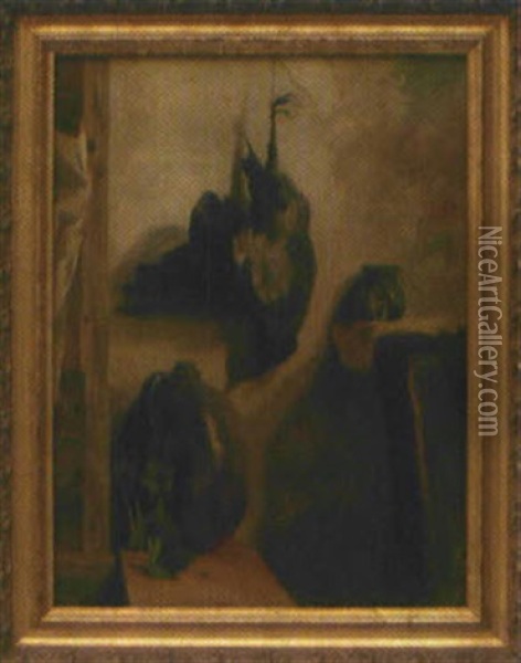 Jagdstilleben Oil Painting - Albert Louis Oger