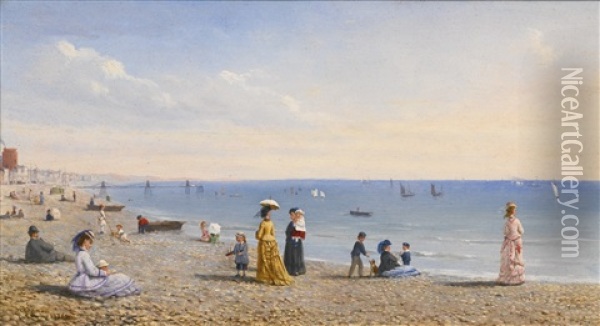 Deauville Oil Painting - Conrad Wise Chapman