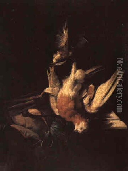 Trophee De Chasse Oil Painting - Cornelis van Lelienbergh