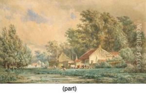 A Country Idyll Oil Painting - Piet Schipperus