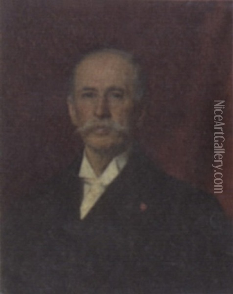 Portrait Of General William F. Draper Oil Painting -  Carolus-Duran