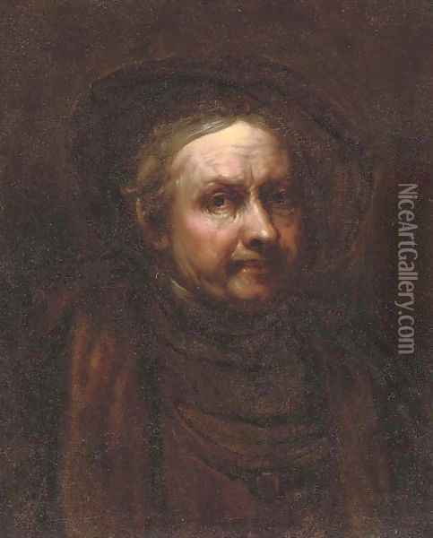Self-portrait of the artist Oil Painting - Rembrandt Van Rijn