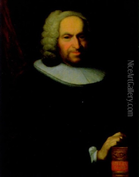 Portrat Des Professors Johann Heinrich Ringler Oil Painting - Johann Rudolf Daelliker