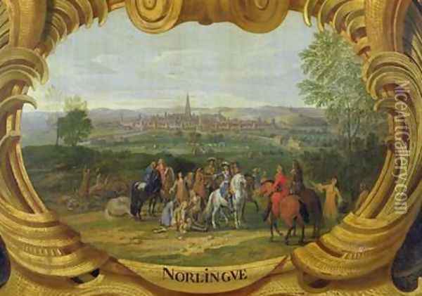 The Battle of Nordlingen Oil Painting - Sauveur Le Conte
