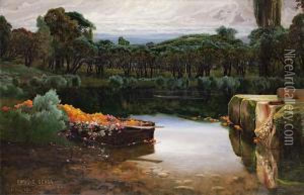 Le Fruit D'or Aux Marins Pontins Oil Painting - Enrique Serra y Auque
