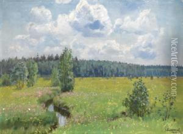 Forest - Scorching June Oil Painting - Stanislaw Zukowski