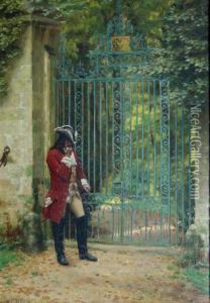 The Appointed Time Oil Painting - Edmund Blair Blair Leighton