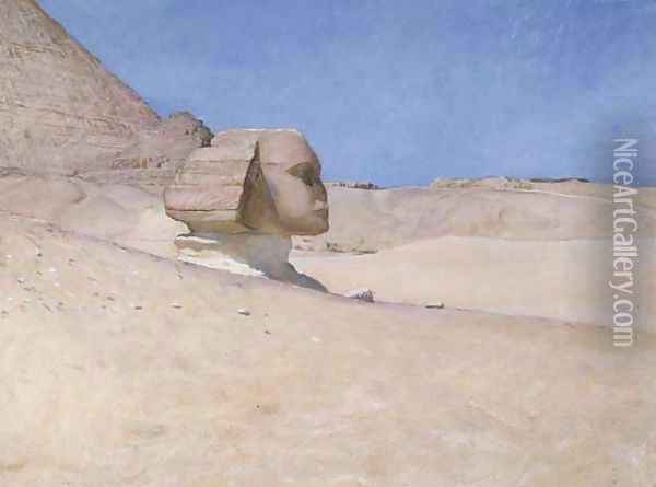 The Sphinx at midday in Summer Oil Painting - Sir William Blake Richmond