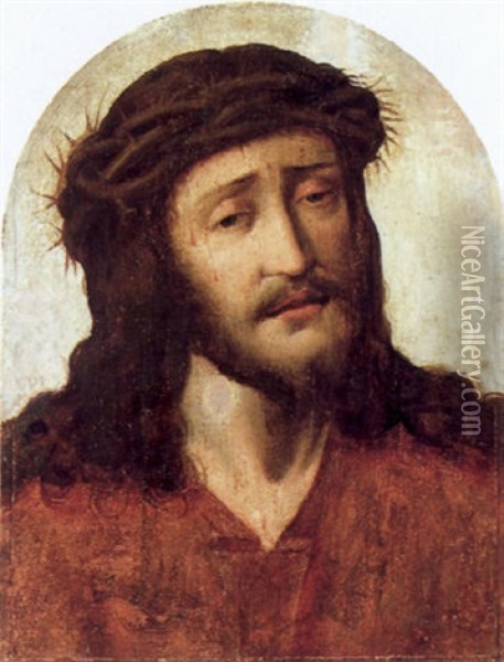 Christus Mit Dornenkrone Oil Painting - Aelbrecht Bouts