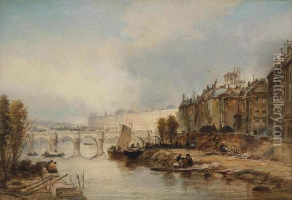 Paris Oil Painting - James Webb
