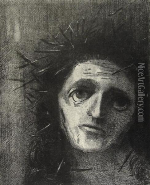 Christ Oil Painting - Odilon Redon