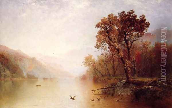 Lake George 2 Oil Painting - John Frederick Kensett
