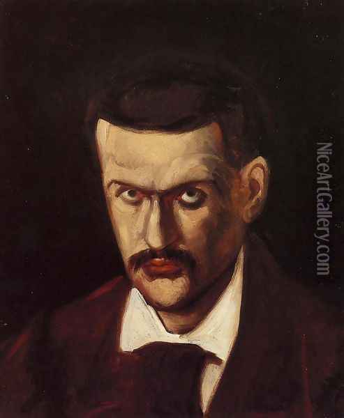 Self Portrait9 Oil Painting - Paul Cezanne