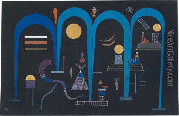 Ohne Titel - Werk 1941.719 Oil Painting - Wassily Kandinsky