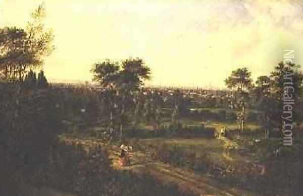 View of London from Denmark Hill Oil Painting - Alexander Nasmyth