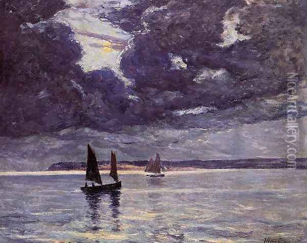 The Return of the Fishing Boats Oil Painting - Maxime Maufra