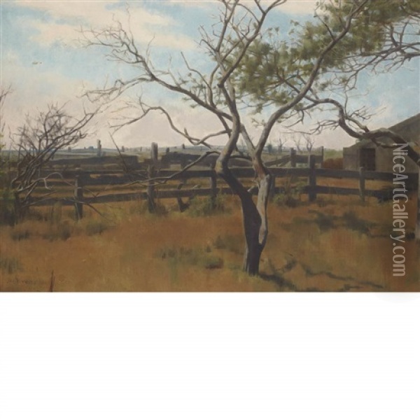 Rural Reverie Oil Painting - Joseph Evans