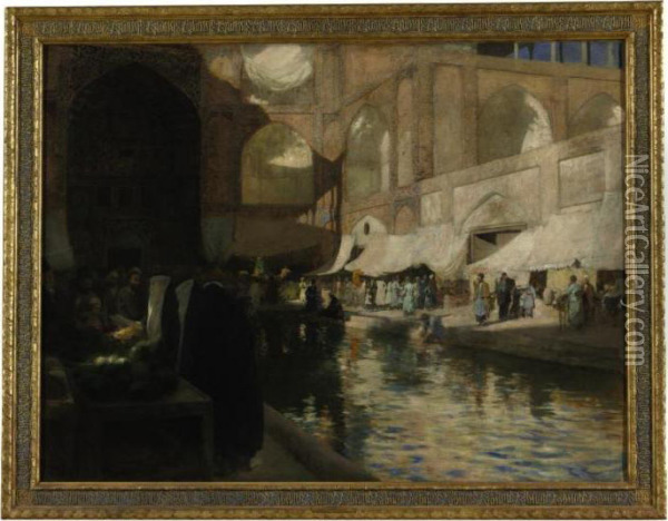 Ispahan Oil Painting - Edwin Lord Weeks