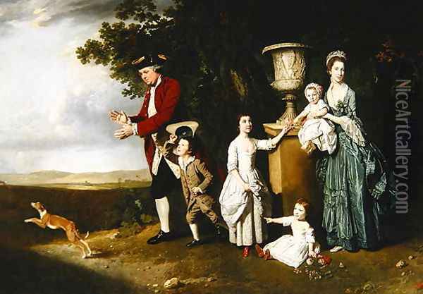 The Woodley Family Oil Painting - Johann Zoffany