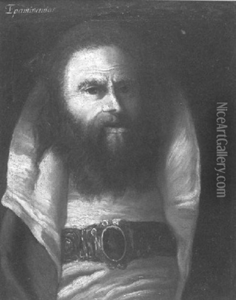 Portrait Of The Theban General Epaminondas Oil Painting - Lorenzo Baldissera Tiepolo