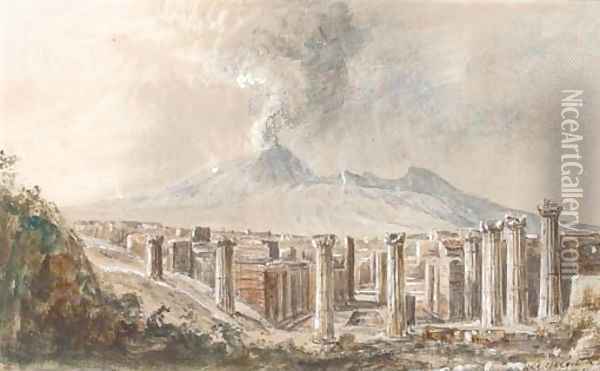 Pompeii Oil Painting - Arthur Perigal
