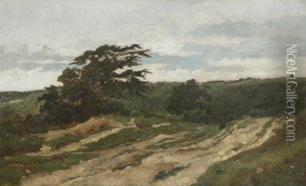 Heathland Oil Painting - Edouard Jules Joseph Huberti