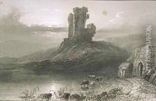 Kilcolman Castle, County Cork, Ireland Oil Painting - William Henry Bartlett